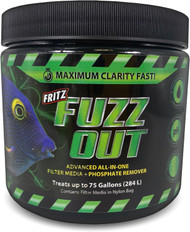 Fritz Aquatics FuzzOut Filter Media for Freshwater & Saltwater Aquariums, 16oz.
