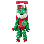 KONG Holiday Floppy Knots Fox Dog Toy
