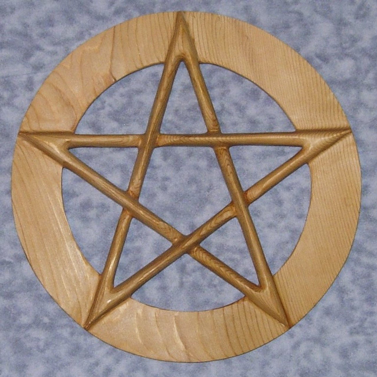 Wide Banded Pentacle - Symbol of Protection and Holistic Relationship