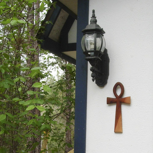 Ankh Wood Carving, Egyptian Symbol of Eternal Life by Signs of Spirit ~ Inspired Wood Carvings