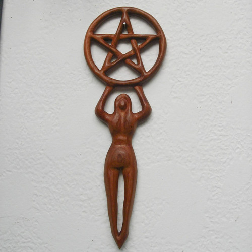 Goddess with Pentacle by Signs of Spirit