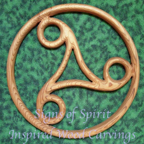 Celtic Triskele Wall Hanging by Signs of Spirit