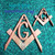 Masonic Symbol, Freemasonry Emblem, Inspired Wood Carving by Signs of Spirit.  Full and Miniature Size.