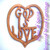 "God is Love" wood carved wall hanging from Signs of Spirit.