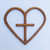 Cross Your Heart-Christian Cross and Heart-Heart Shaped Wood Carving