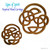 Celtic Knot of Infinity wall art Traditional Celtic Knot for Weddings Fifth Anniversary Irish Eternity Symbol Hand Carved Wood Love Symbol Book of Kells