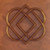 Celtic Knot of Four Hearts - Geometric Design. Inspired Wood Carving  by Signs of Spirit