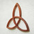Details of carving on the Celtic Trinity Knot by Signs of Spirit ~Inspired Wood Carvings.
