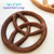 Trinity Knot Encircled - Wood Carved Celtic Knot - Balance in Divine Energy