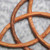 Wood Burned Triquetra Celtic Goddess-Wiccan Protection-Christian Trinity