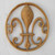 Fleur-de-Lis Wood Carving Symbol of New Orleans Saints and Mardi Gras French Kings Greek Goddess Hera and Virgin Mary