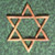 Basic Star of David- Wood carved Judaica - Magen David - Shield of David