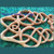 Details of carving on body of the Miniature Cat Love Knot by Signs of Spirit ~ Inspired Wood Carvings.
