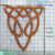 Measurement - Wolf Knot Follow green line to left and bottom, subtract 1 inch