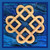Four Hearts Squared Celtic Love Knot- Lifetime of Love wood carved symbol by Signs of Spirit