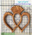 Full-sized Scottish Luckenbooth on a quilting board.