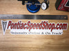 Pontiac Speed Shop 16" X 3-1/2" Decal