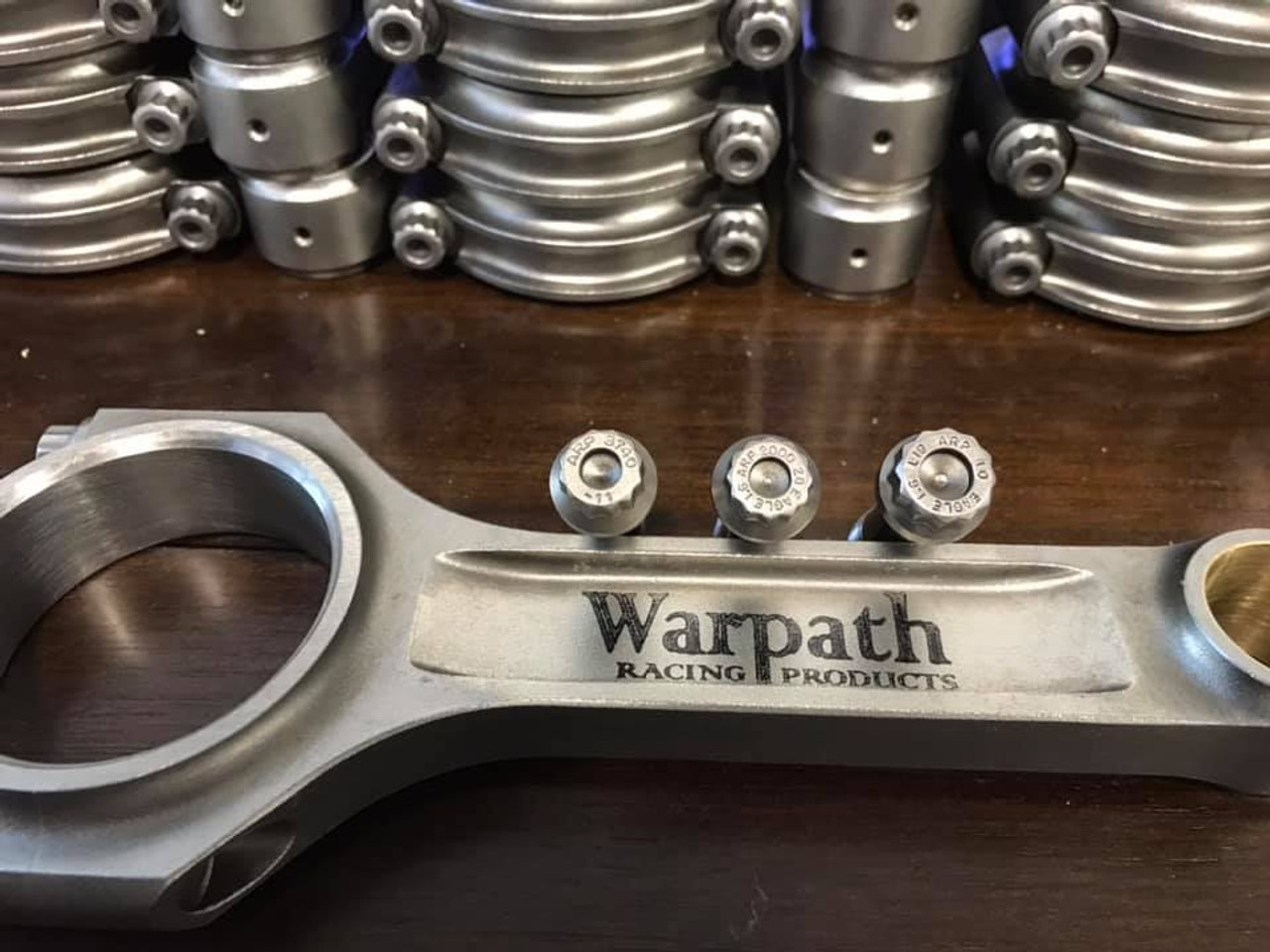 Warpath 4340 Forged I-Beam Race Rods 6.800 2.325 .990 Floating Pin