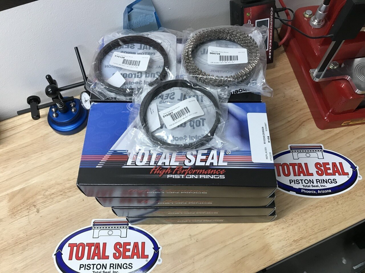 Total Seal Advanced Profiling Gapless Top 4.155 +.005 Piston Ring Set File Fit