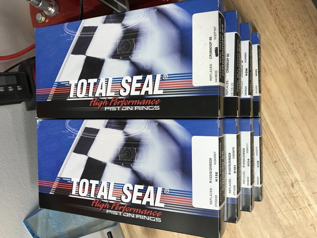 Total Seal Advanced Profiling Gapless Top 4.155 +.005 Piston Ring Set File Fit