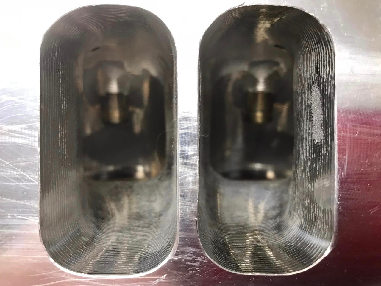 Speedmaster CNC Ported Aluminum Pontiac RAIV Style Heads Complete