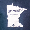 Up North Minnesota Bigfoot Crew Neck Long Sleeve T-Shirt - Assorted 6ct