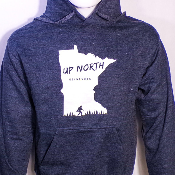 Up North Minnesota Bigfoot Pullover Hoodie Sweatshirt - Assorted 6ct