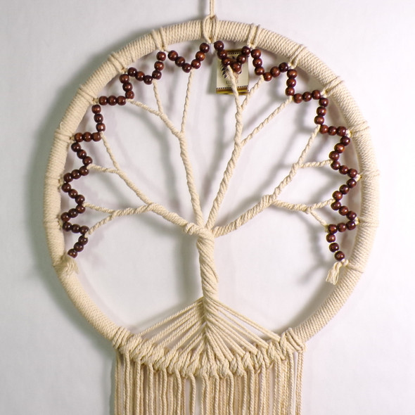 16" Tree of Life Dreamcatcher with Beads