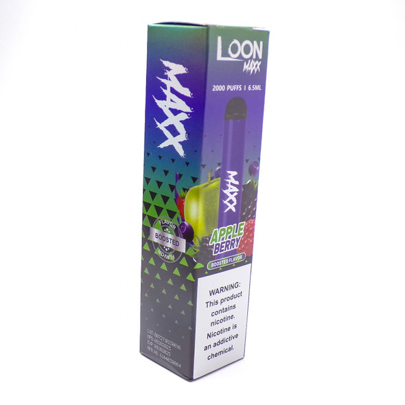 LOON MAXX - APPLE BERRY - 2000 PUFFS | 6.5ml - BOOSTED FLAVOR