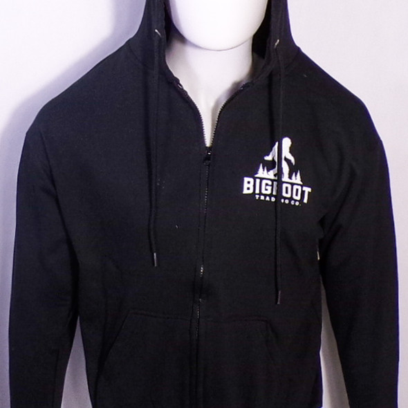 Black Bigfoot Trading Co. Minnesota Full Zipper Hoodie Sweatshirt - 6ct