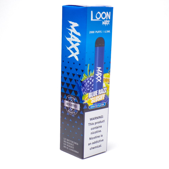 LOON MAXX - BLUE RAZZ SLUSHY - 2000 PUFFS | 6.5ml - BOOSTED FLAVOR