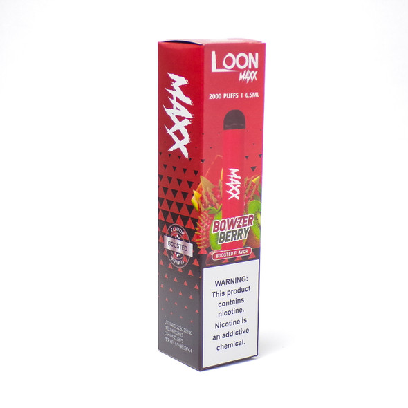 LOON MAXX - BOWZER BERRY - 2000 PUFFS | 6.5ml - BOOSTED FLAVOR