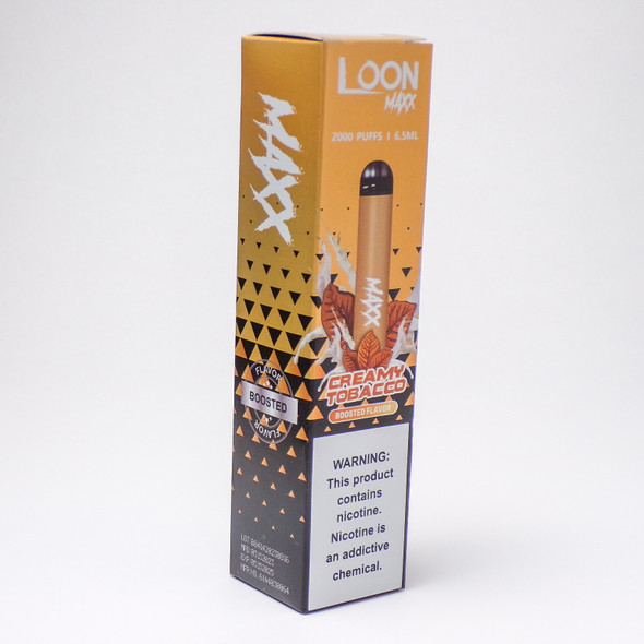 LOON MAXX - CREAMY TOBACCO - 2000 PUFFS | 6.5ml - BOOSTED FLAVOR