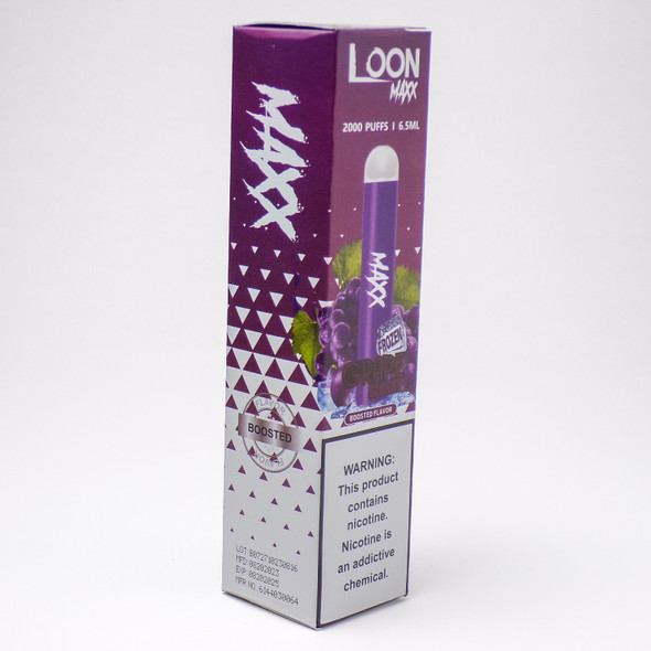 LOON MAXX - FROZEN GRAPE SLUSHY - 2000 PUFFS | 6.5ml - BOOSTED FLAVOR