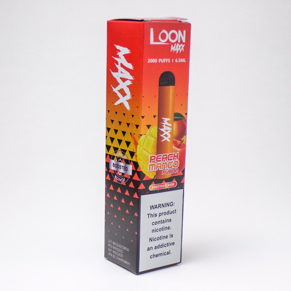 LOON MAXX - PEACH MANGO FUSION - 2000 PUFFS | 6.5ml - BOOSTED FLAVOR