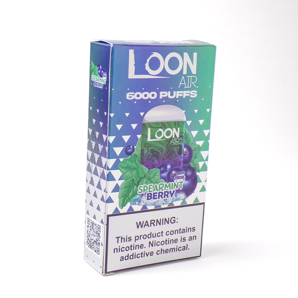 LOON AIR - FROZEN SPEARMINT BERRY- 6000 PUFFS - 13ml - RECHARGEABLE