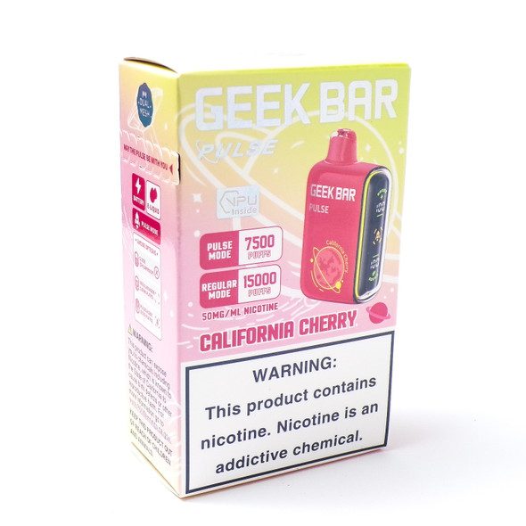 GEEK BAR PULSE - CALIFORNIA CHERRY - 7500 / 15000 PUFFS - 16ml - 50MG