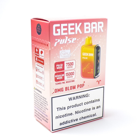 GEEK BAR PULSE - OMG BLOW POP - 7500 / 15000 PUFFS - 16ml - 50MG