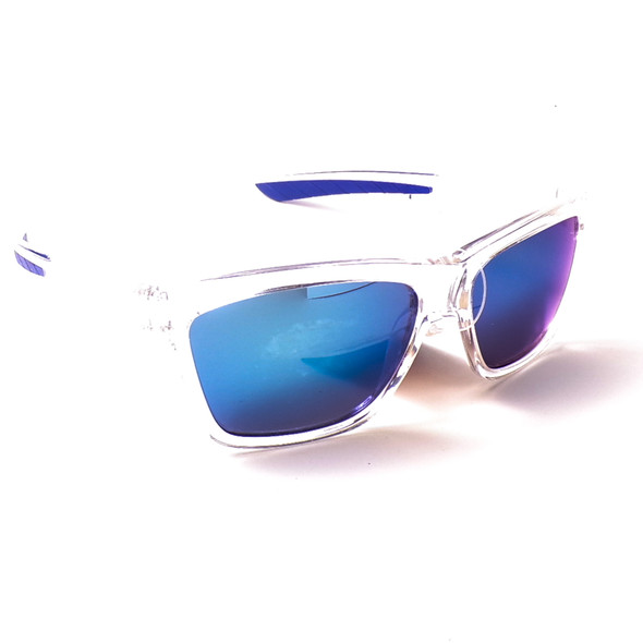 Clear Plastic Frame Sunglasses- Assorted 3 Pack