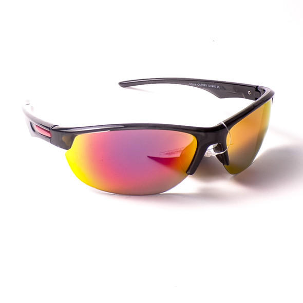 Half Frame Sport Shades - Assorted 3 Pack