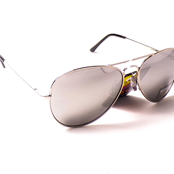 Silver Mirror Aviators - 3 Pack