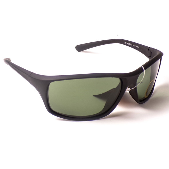 Matte Black Plastic Sport Sunglasses - 3 Pack