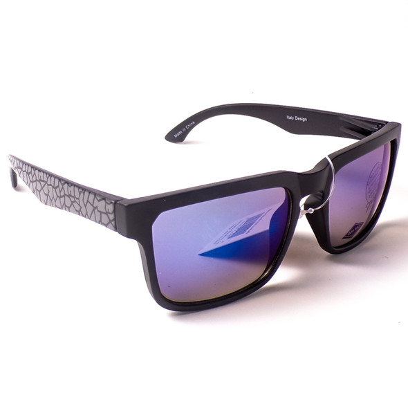 Printed Arm Wayfarer Sunglasses - Assorted 3 Pack