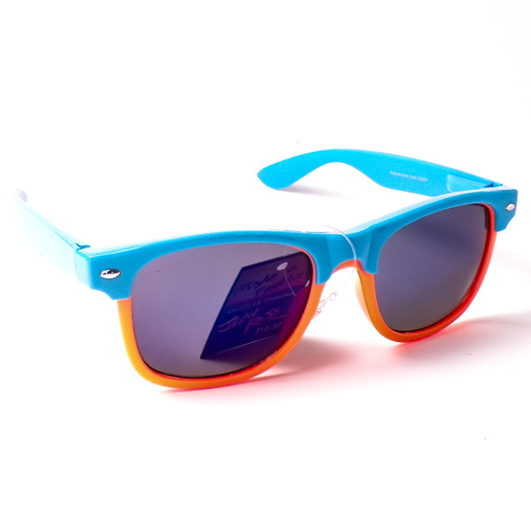 Two-Tone Wayfarer Sunglasses - Assorted 3 Pack