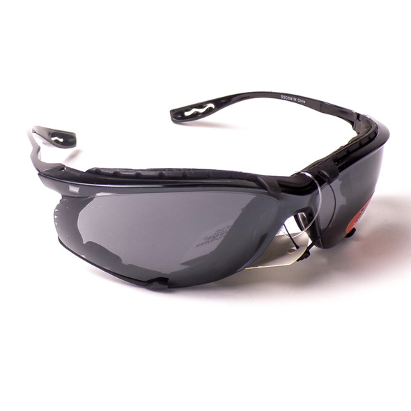 Removable Foamback Black Biker Sunglasses - 3 Pack