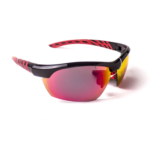 Polarized Gradient Lens Semi Frame Sport Sunglasses - Assorted 3 Pack