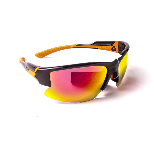 Polarized Gradient Lens Semi Frame Sport Shades - Assorted 3 Pack