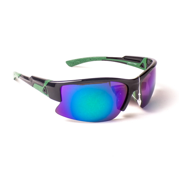 Plastic Semi Frame Sport Sunglasses - Assorted 3 Pack