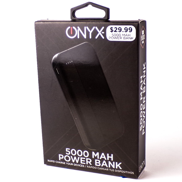 Onyx 5000 mAh Portable Power Bank