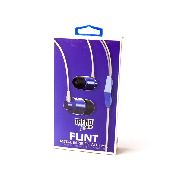 Flint Metal Earbuds with Microphone